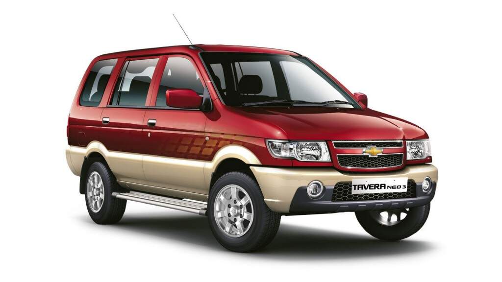 3. Chevrolet Tavera - 1,14,000 units