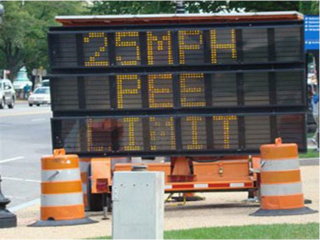 Mentioning speed limits is a must