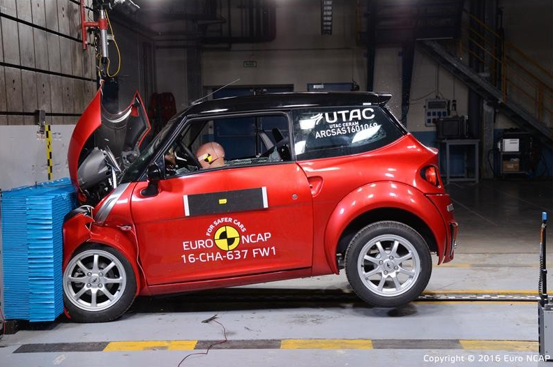Chatenet CH30 Frontal crash test 2016