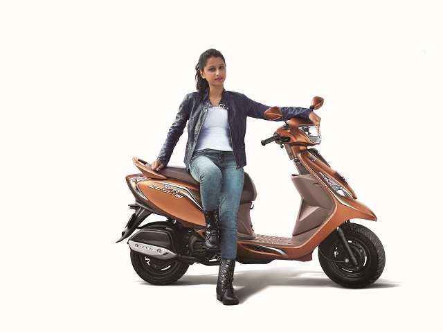 Tvs scooty 2024 zest 110 ladies