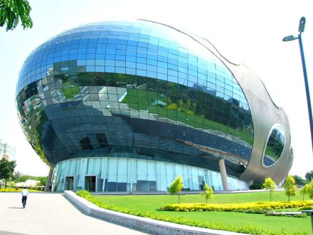 Head office of DLF in Delhi, India. The company is the largest
