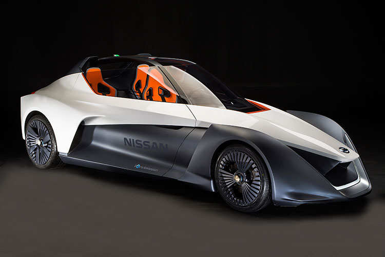 Nissan Unveils Its 100 Electric Sports Car Bladeglider Auto News Et Auto