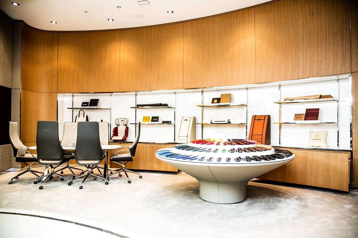 A walk through Bentley's biggest showroom in the world