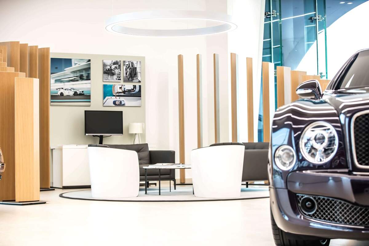 A walk through Bentley's biggest showroom in the world