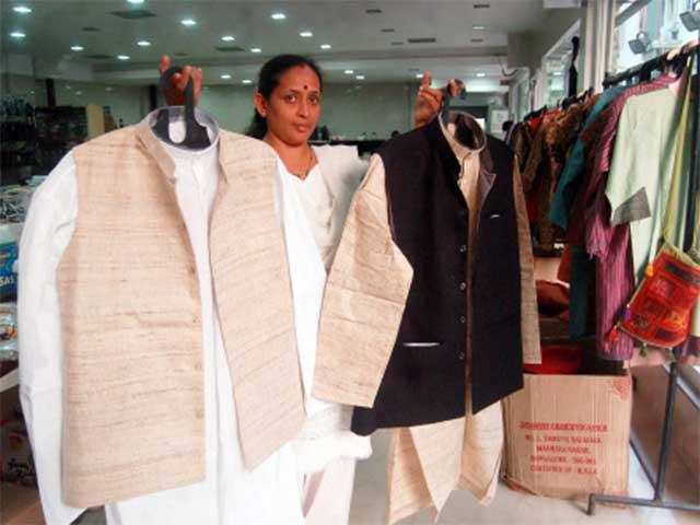 Image result for KVIC ties up with apparel firms to promote khadi