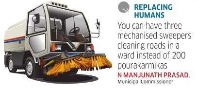 Bengaluru plans to use mechanised sweeping in half of city's roads