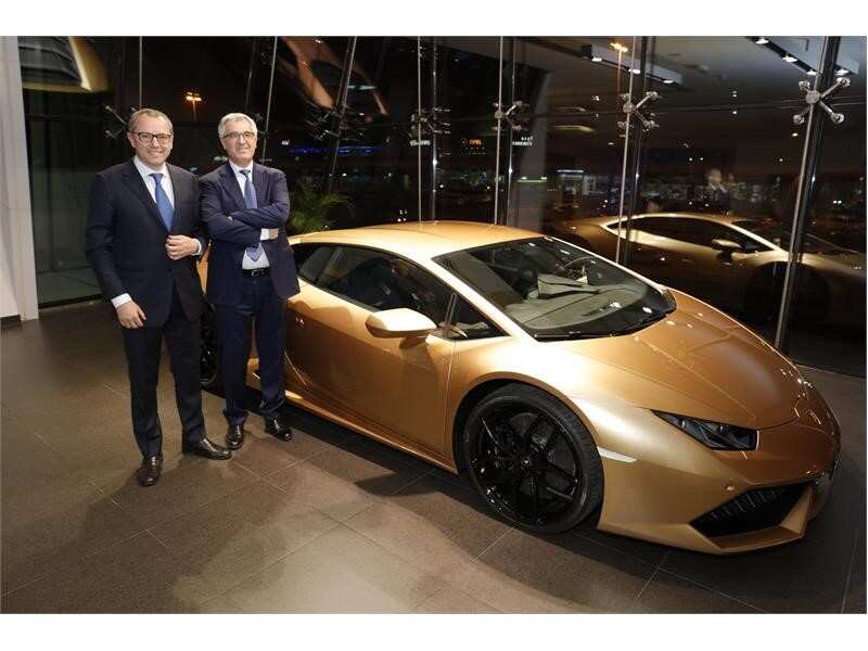 Lamborghini CEO with Italian Ambassador