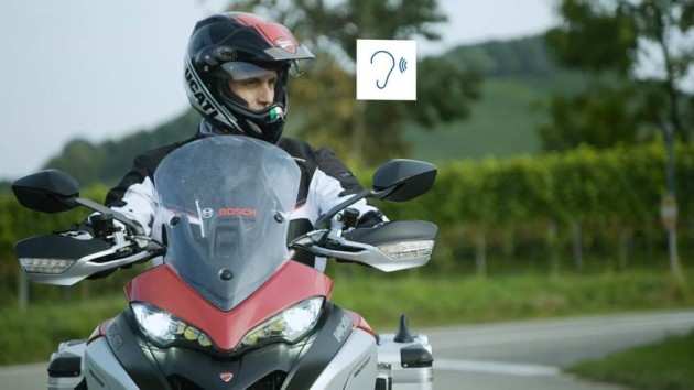 Bosch & Ducati develop digital protective shield, lets motorcycle & car talk to each other