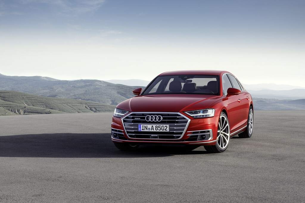 The new Audi A8 - Front Fascia