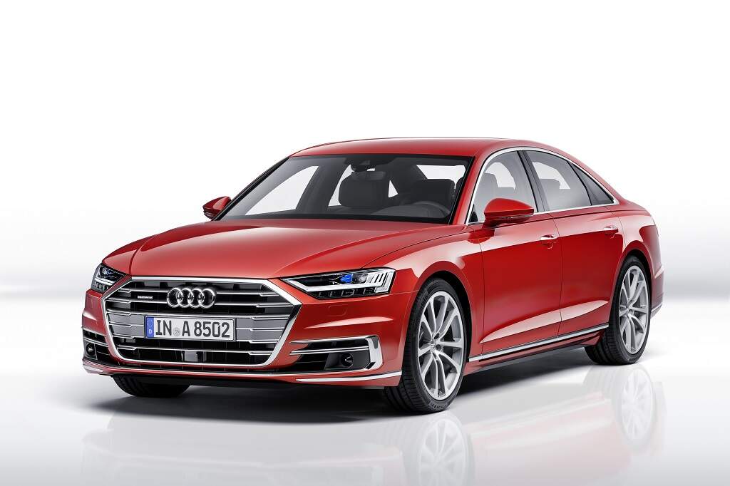 Audi A8's appeal: Wide, single framed radiator grille