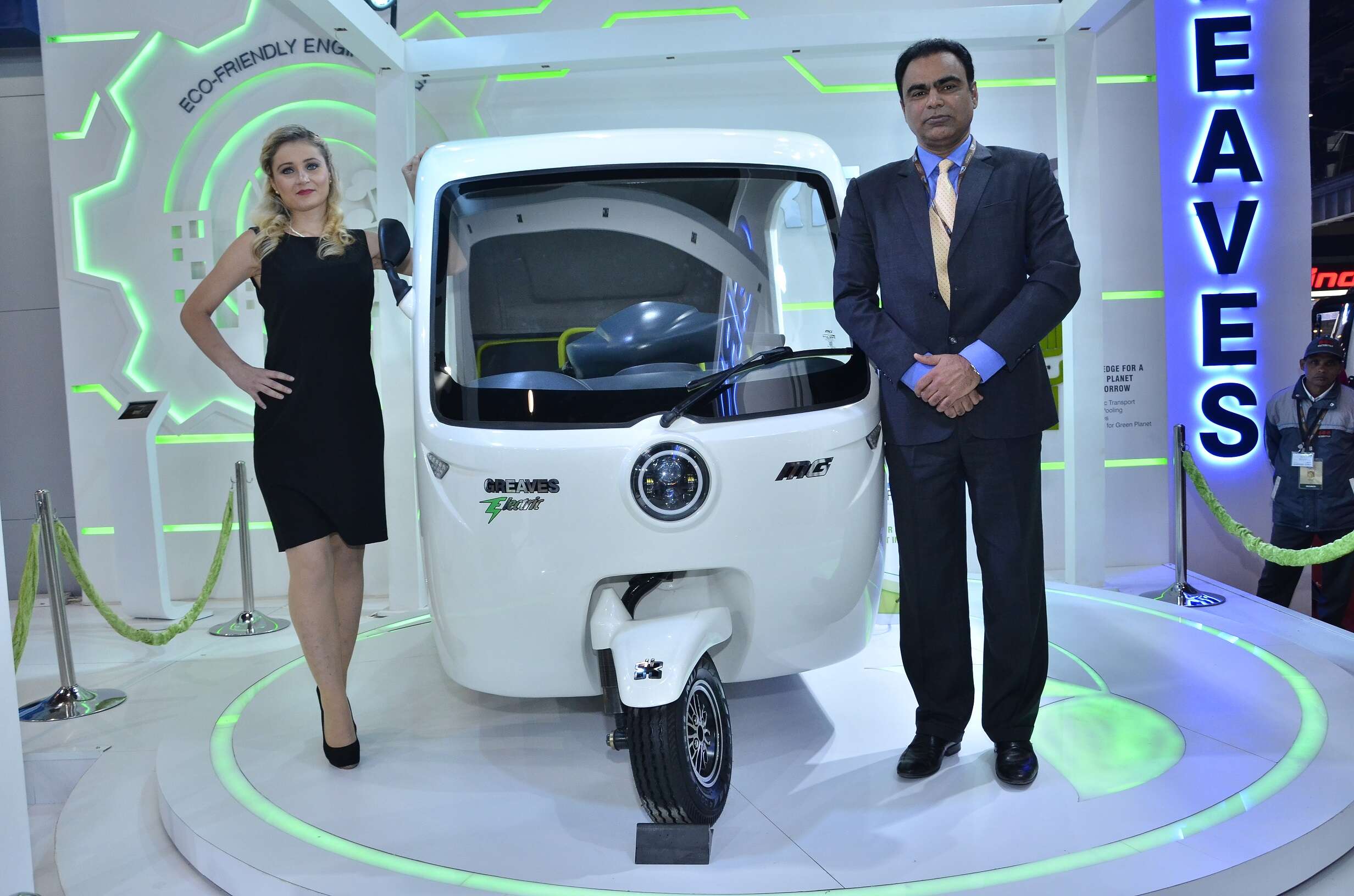 Smiles for the last mile - Future Concept showcased by Greaves Cotton Limited in Collaboration with MG Auto