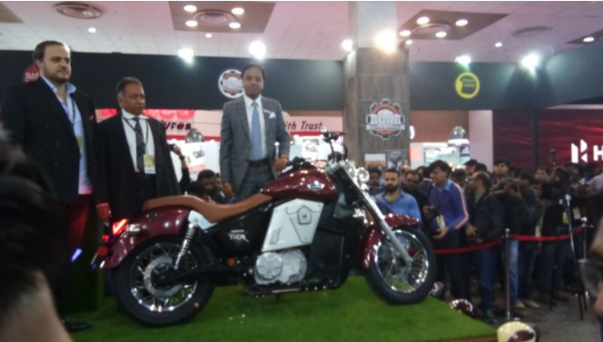 UM Motorcycle unvieled first electric cruiser with transmission