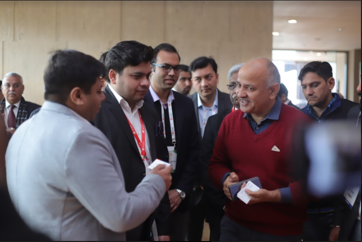Audience interacting with Delhi Deputy Chief Minister