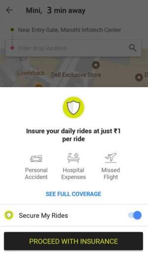 Ola partners Acko to launch in-trip insurance program