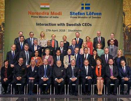 Narendra Modi on X: Had productive discussions with @SwedishPM Stefan  Löfven on ways to boost India-Sweden cooperation. Our nations are strongly  committed to democratic values as well as open and inclusive societies.