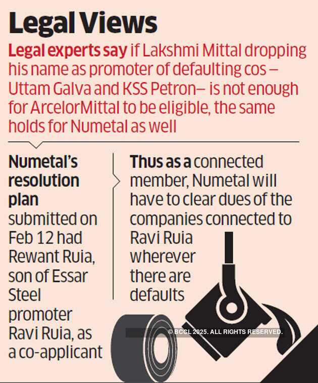 Essar bid: Numetal too has to clear dues of connected parties