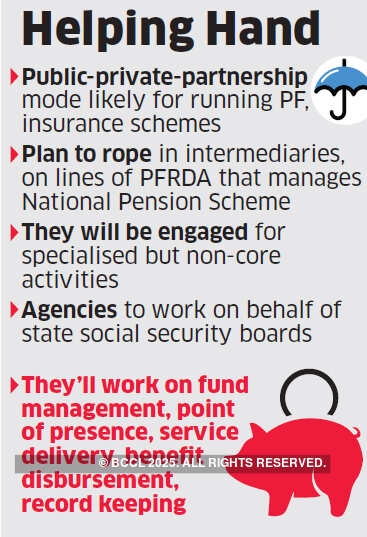 Private players likely to help run EPFO & ESIC schemes