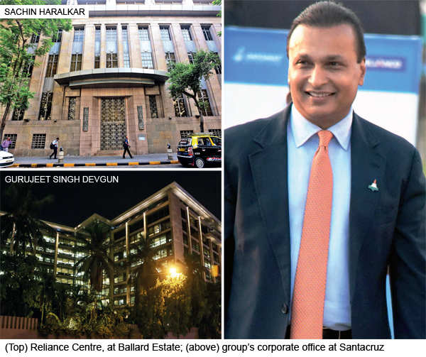Anil Ambani's Reliance checks out of South Mumbai office