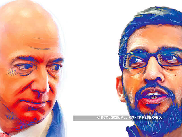 As Amazon and Google chart their next round of growth in India, the American behemoths will bump heads more and more for a larger piece of the Indian market.