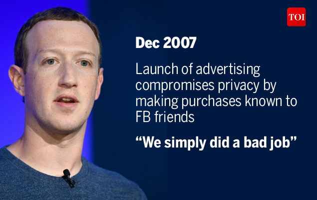 12 years, 9 apologies: When and why Mark Zuckerberg said sorry