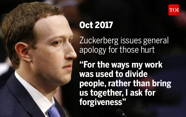 12 years, 9 apologies: When and why Mark Zuckerberg said sorry