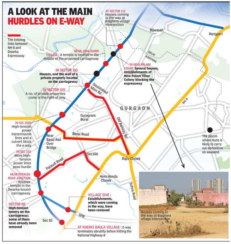 Huda to demolish New Palam Vihar buildings in big Dwarka e-way push