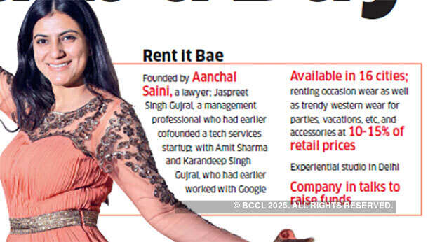Renting out designer clothes is no longer a social stigma