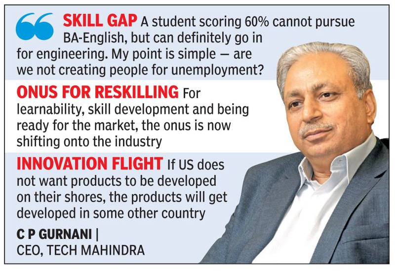 94% of IT graduates not fit for hiring: Tech Mahindra CEO