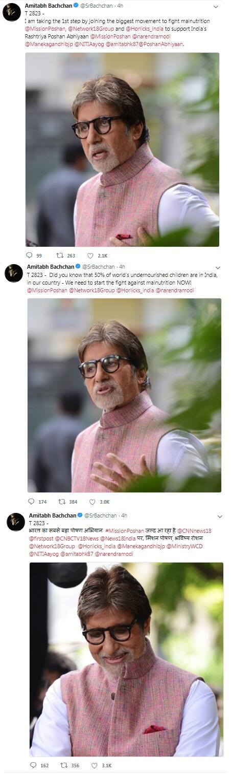 Will Amitabh Bachchan go the Virat Kohli way, and junk Horlicks for health?