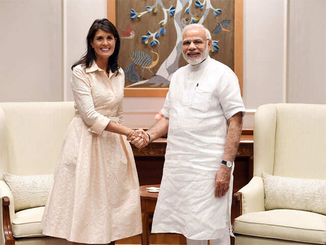 It's important India cuts dependence on Iranian oil: Nikki Haley to PM Modi