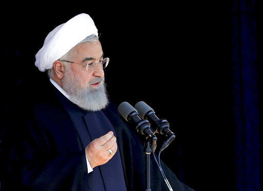 Iran's Rouhani hints at threat to neighbours' exports if oil sales halted