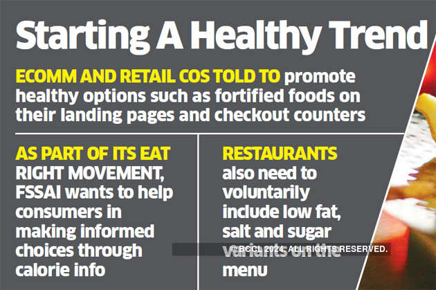 FSSAI wants calorie count on restaurant menu to promote healthy habits