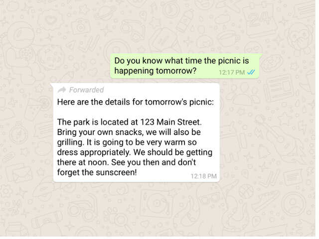 WhatsApp starts new feature to let users identify forwarded messages