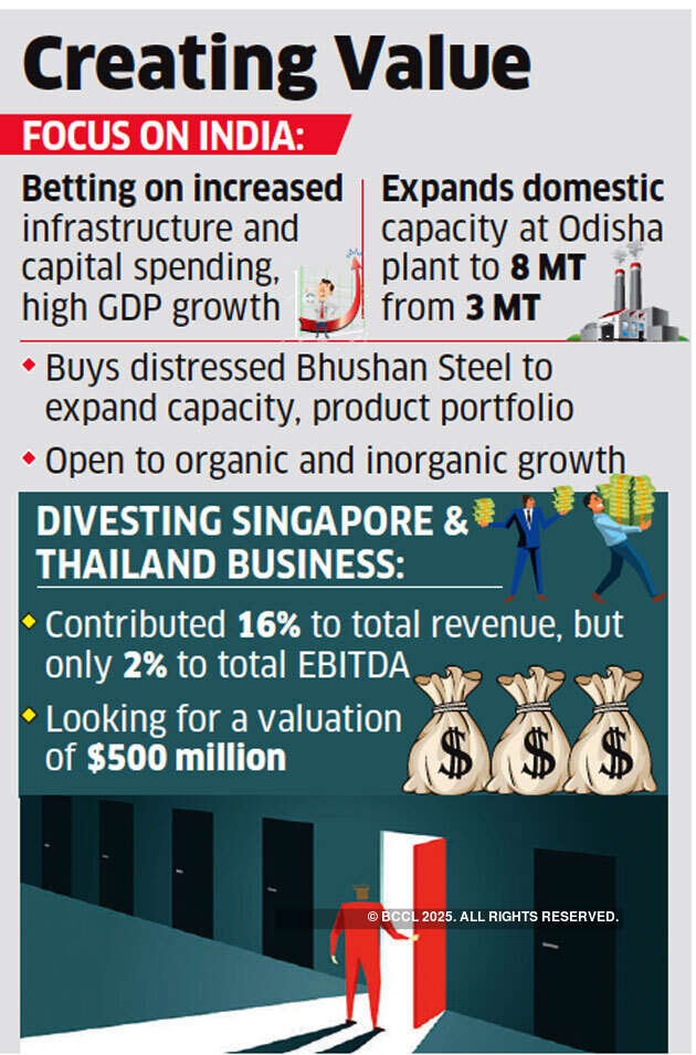 Tata Steel plans to sell South-East Asia operations to focus on Indian market