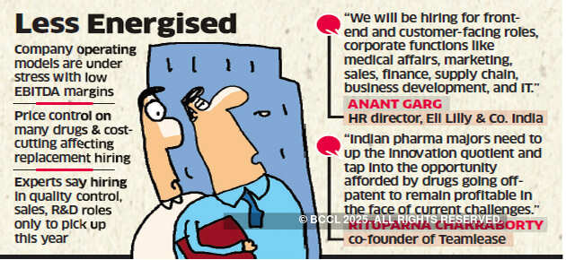 Pharma hiring may stay muted this year