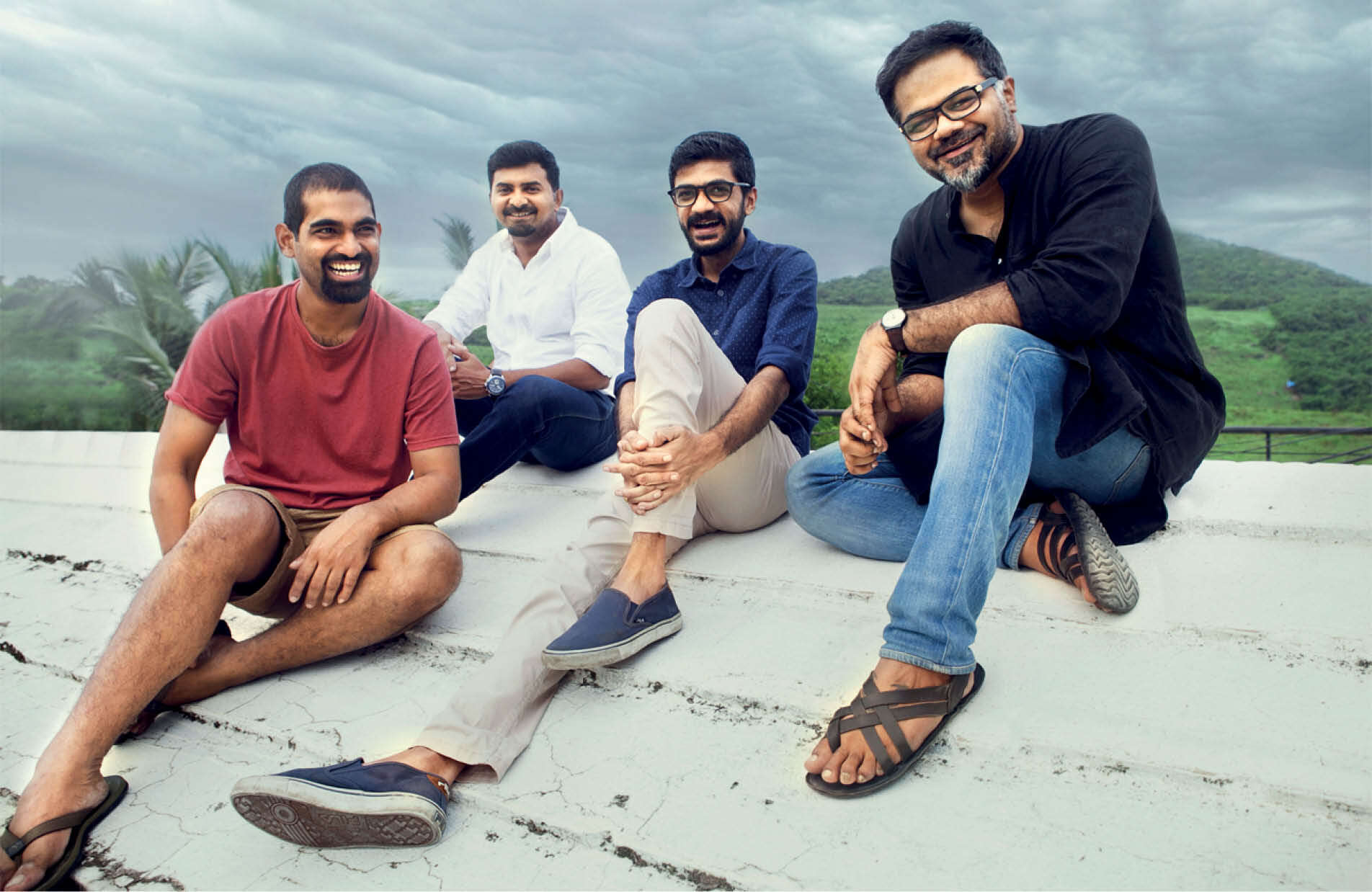 Team tiqui-taka (left to right): Rohan DSouza, Gururaj Rao, Ankul Singh and Jigar Fernandes