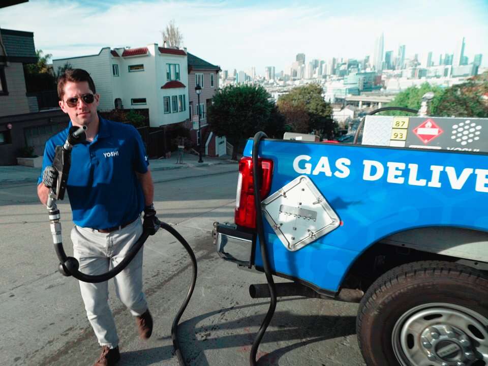 An ExxonMobil-backed start-up that delivers gas to people's cars is growing across the US