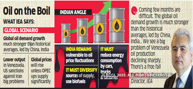 Oil Prices Poised for Further Hike: International Energy Agency