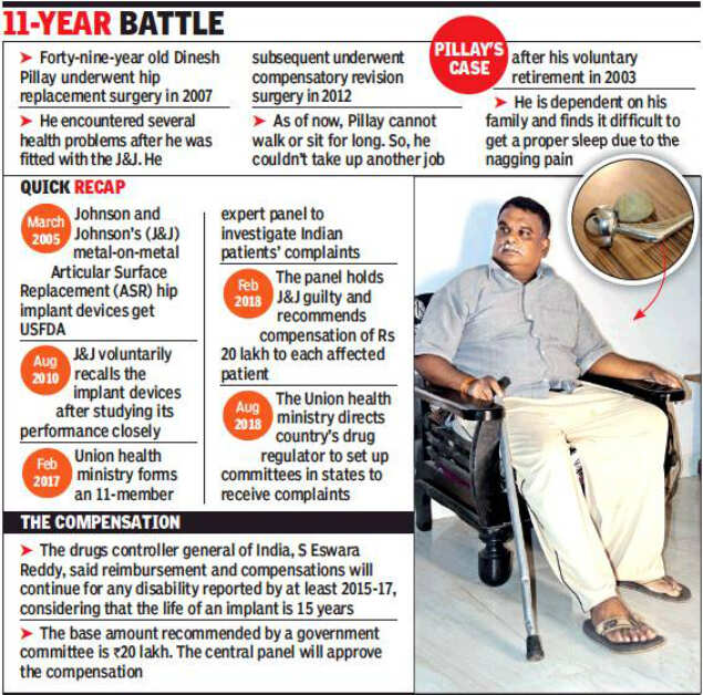 Pune resident seeks redressal for Johnson & Johnson’s faulty hip implant