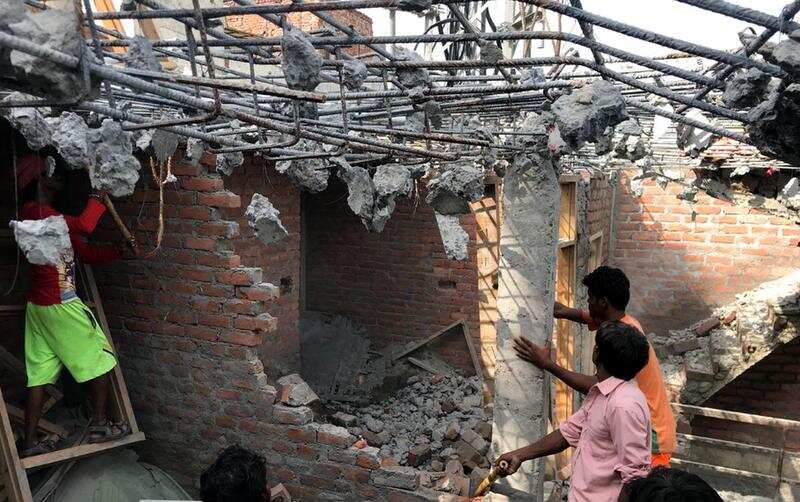 Gurugram: Extra floors of EWS homes in DLF 3 razed