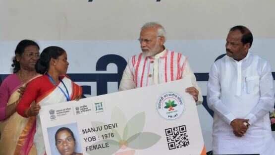 Modi himself handed out five gold cards while launching the scheme in Ranchi on Sunday.