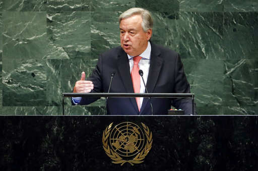 Climate change is absolute priority: UN chief