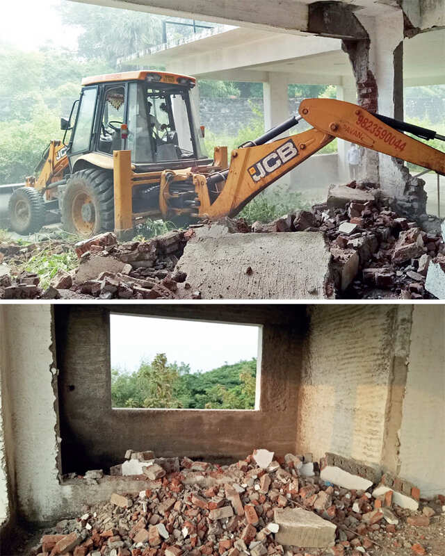 After Bombay HC rap, Alibaug bungalows being razed