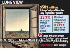 Infy retains FY guidance despite strong Q2 nos