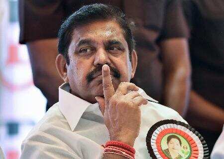 Tamil Nadu Chief Minister Edapadi K. Palaniswami during the AIADMK's day-long fast on the Cauvery issue in Chennai on Tuesday.Photo by R Senthil Kumar