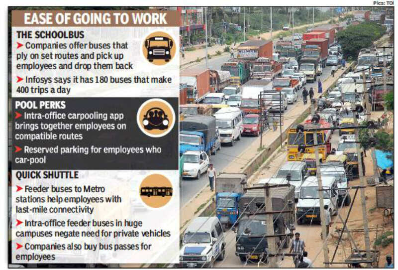 How IT firms are trying to plug commute gaps for employees