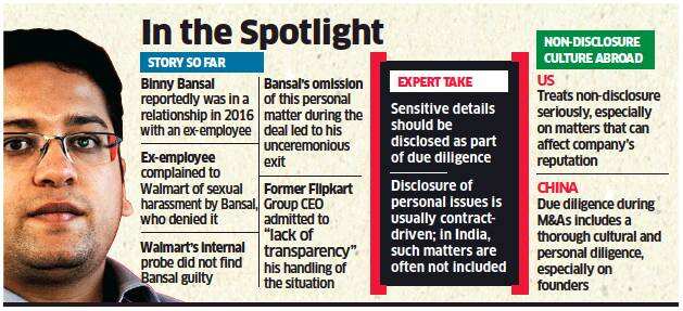 Binny Bansal's departure puts disclosure policies in focus
