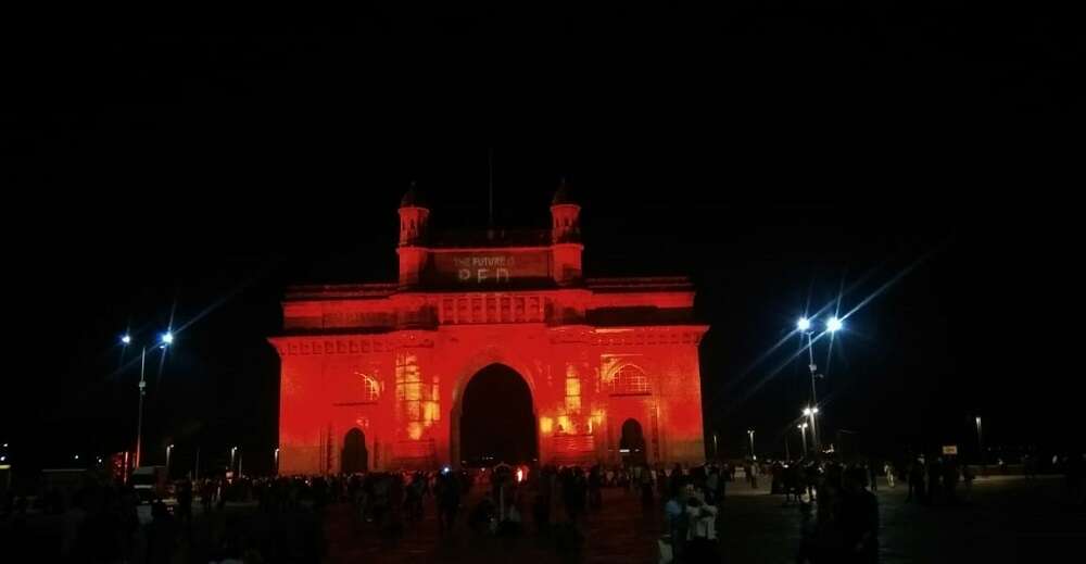 National Geographic raises an alarm for planet conservation by turning monuments red