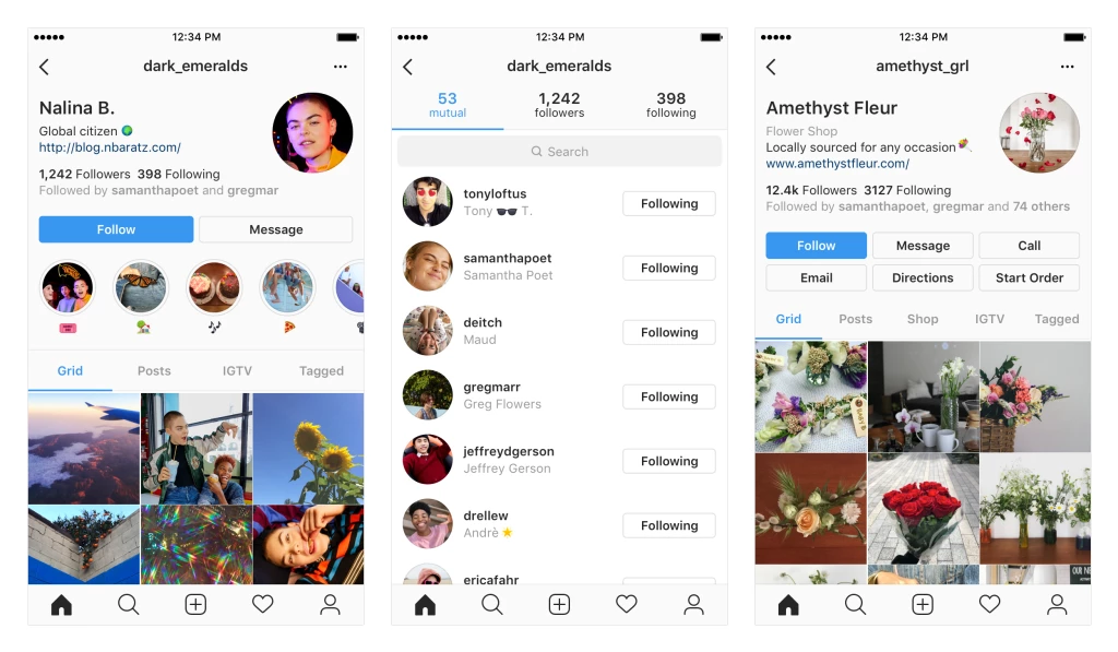 instagram is testing new profile layouts that may reduce focus on follower counts - instagram follower news