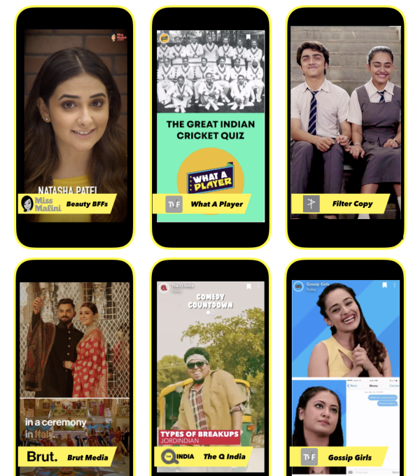 Snapchat launches Discover in India with 10 new partners